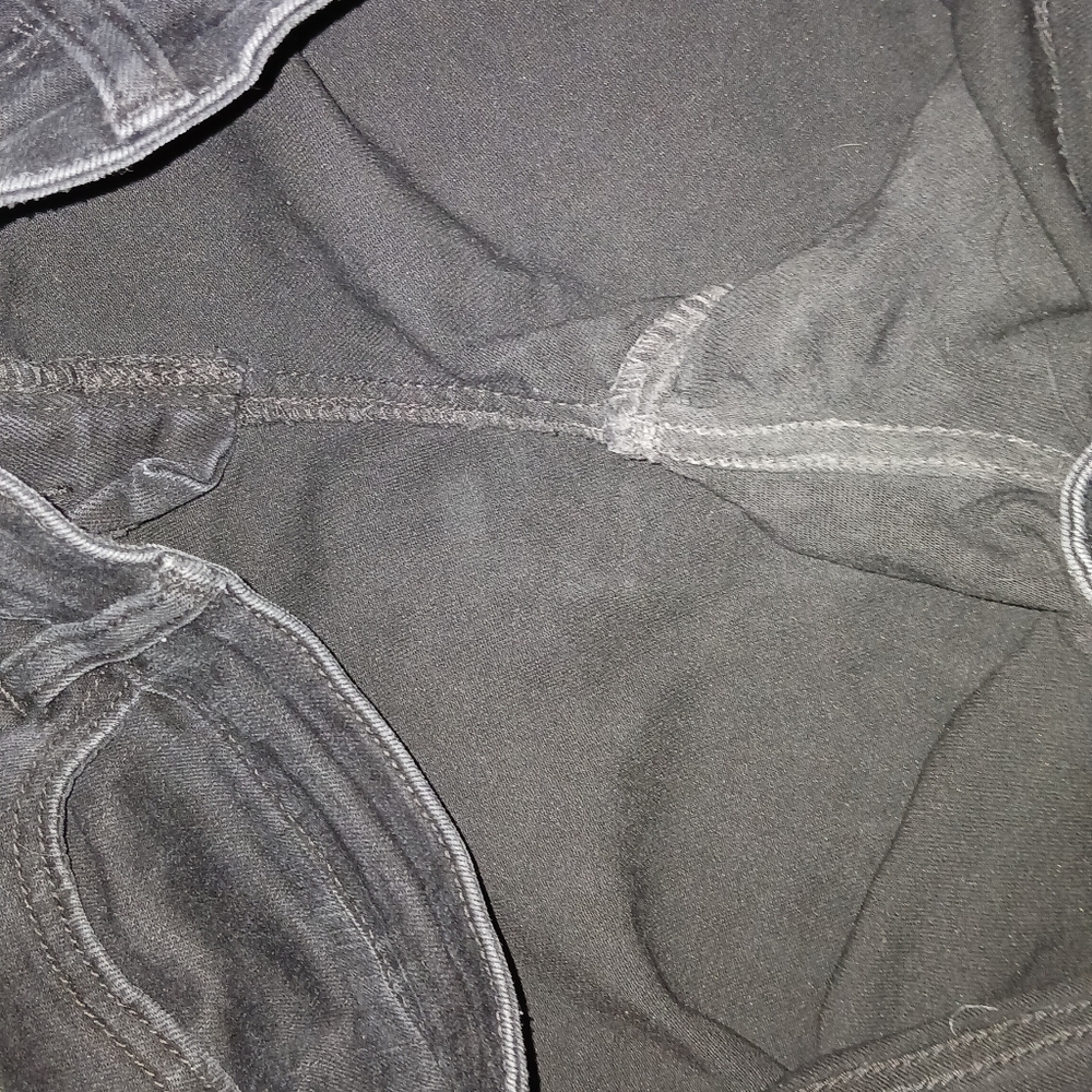 Judy Blue Black Distressed Jeans Size 15/32 - Picture 5 of 6